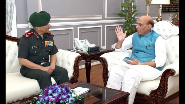 CDS meets Defence Minister Rajnath Singh
