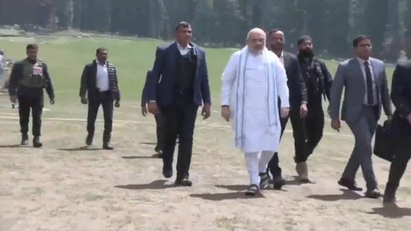 Amit Shah visits Baisaran in Pahalgam