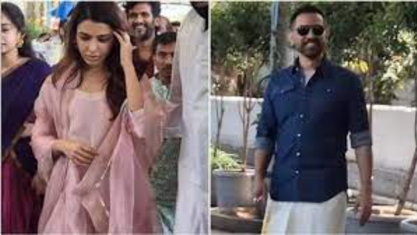 ntha went to Tirumala with director Raju Nidimoru