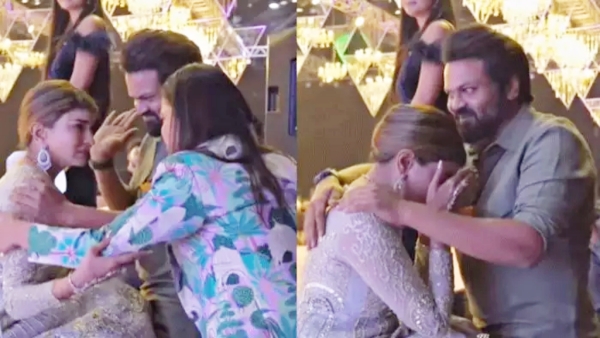 Manchu Lakshmi Breaks Down in Tears Upon Seeing Brother Manoj Heartfelt Moment Goes Viral Manchu Lakshmi Breaks Down in Tears Upon Seeing Brother Manoj Heartfelt Moment Goes Viral