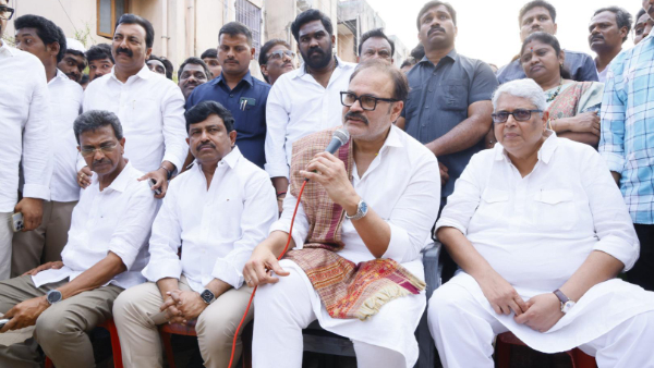 setback to konidela nagababu in pithapuram tour varma fans irritating with slogans setback to konidela nagababu in pithapuram tour varma fans irritating with slogans