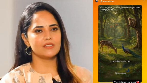 anchor anasuya post goes viral in social media