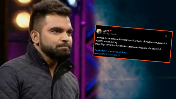 Netizens comment on Anchor Pradeep s movie