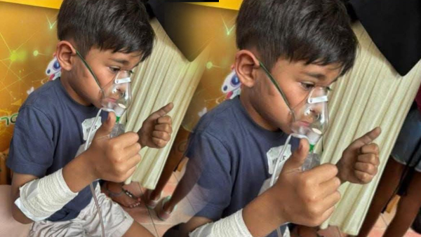 Pawan Kalyan s second son Mark Shankar photo goes viral