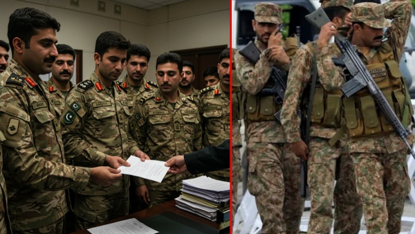 Soldiers resign from Pakistan Army