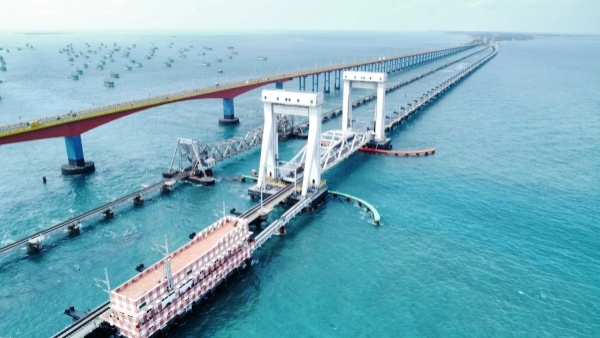 Tambaram to Rameswaram express to run after inauguration of New Pamban Bridge Tambaram to Rameswaram express to run after inauguration of New Pamban Bridge