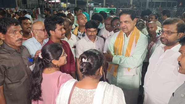 TTD Chairman hold surprise visit in Tirumala
