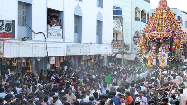 Devotees participated in the Brahmotsavam of Sri Kodandarama Swamy temple in Tirupati