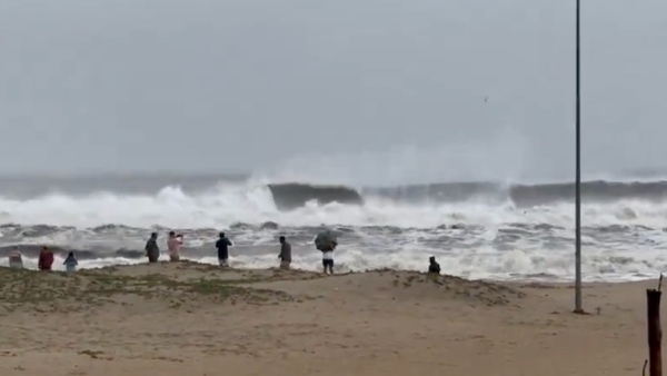 Cyclone Shakti brewing over Bay of Bengal near Andaman