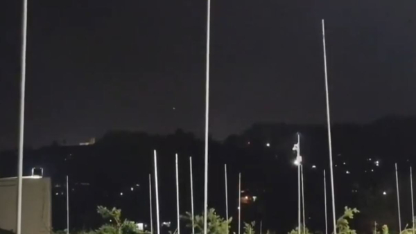 Jammu under Drone attack by the Pakistan Indian Air Defense system are engaging them