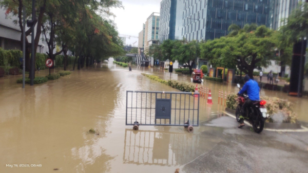 Manyata Tech Park was submerged during Bengaluru rains