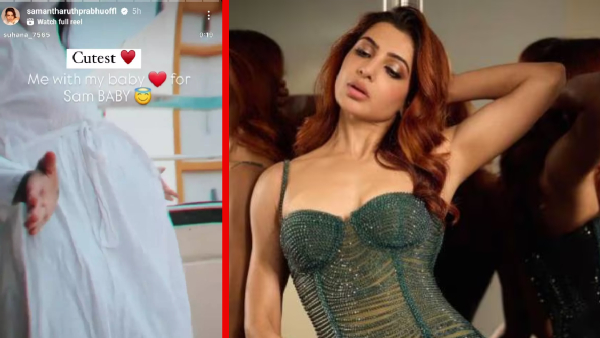 Samantha shares baby pump video