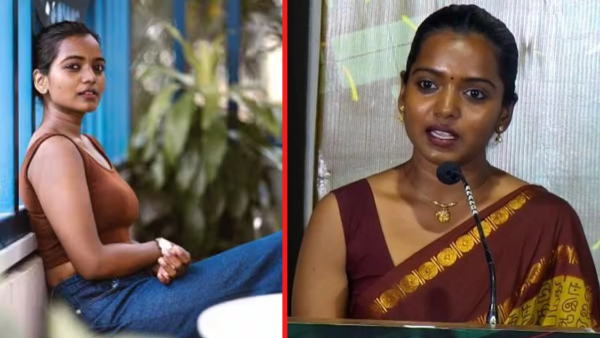 Reporter questions Aishwarya Raghupathi about her sleeveless blouse