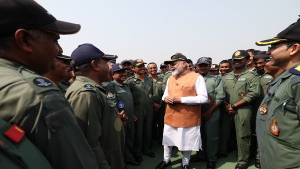 PM Modi visits Adampur Air Base in Punjab