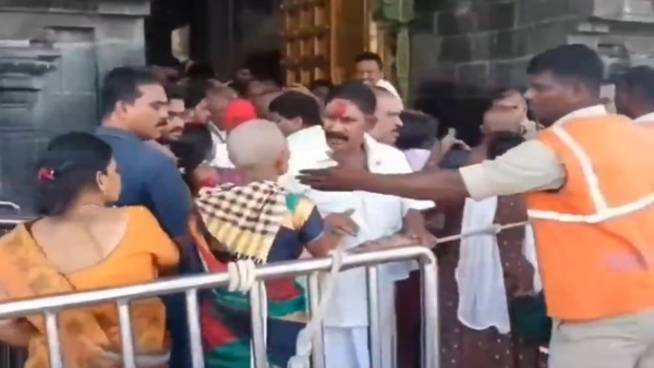Clash broke out in Devotees in Tirumala