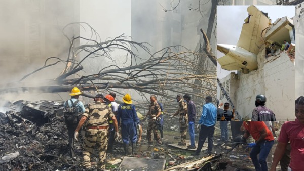Air India Plane Crash CCTV Footage Tragic Visuals of Ahmedabad Incident Surface
