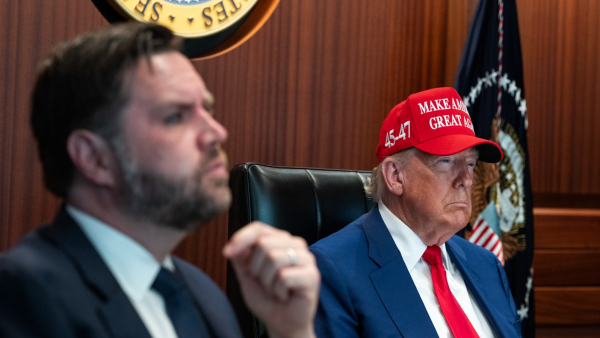 Donald Trump in Situation Room During US Strikes On Iran