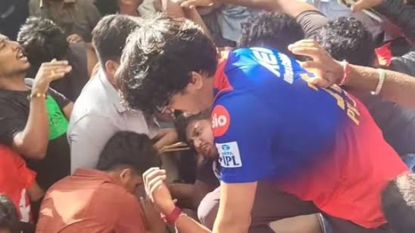stampede on bengaluru road rcb celebrations inside stadium bcci reacted to mishap