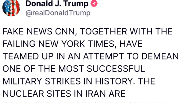 did US failed to destroy iran nuke sites donald trump reacted to shocking intel report