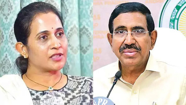shock for mla madhavi reddy Kadapa MLA follower suspended after Minister Narayana complaint shock for mla madhavi reddy Kadapa MLA follower suspended after Minister Narayana complaint