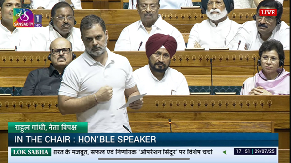 rahul gandhi challenges pm modi to declare donald trump is liar in operation sindoor debate