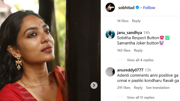 Netizens comments on Sobhita Dhulipala photos go viral