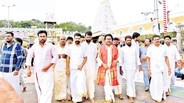tdp-mla-halchal-in-tirumala-temple-devotees-serious