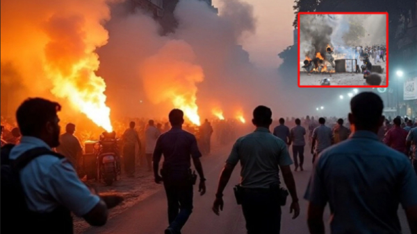 Pune Communal Tension Saffron Flag Attempt on Mosque Sparks Violence in Yavat Village Pune Communal Tension Saffron Flag Attempt on Mosque Sparks Violence in Yavat Village