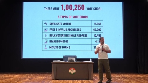 Rahul Gandhi makes explosive claims against the Election Commission and BJP