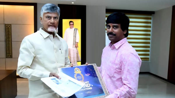 Suresh Kondeti invites CM Chandrababu Naidu to Santosham Awards