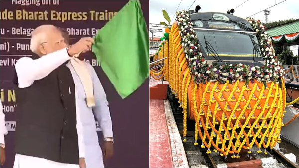 3 Vande Bharat Express trains flagged off Bengaluau