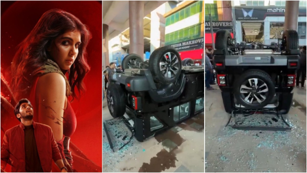 Delhi Woman Crashes Newly Purchased Thar in Shocking Glass wall in Mahindra Showroom Delhi Woman Crashes Newly Purchased Thar in Shocking Glass wall in Mahindra Showroom