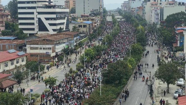 Social Media Ban Sparks Massive Gen Z Protest in Nepal 6 Dead 80 Hurt in Police Firing Social Media Ban Sparks Massive Gen Z Protest in Nepal 6 Dead 80 Hurt in Police Firing