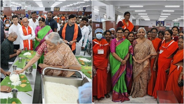 Nirmala Sitaraman offered prayers in Tirumala temple