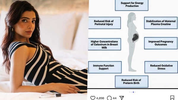 Samantha Advocates Creatine for Pregnant Women in Instagram Post