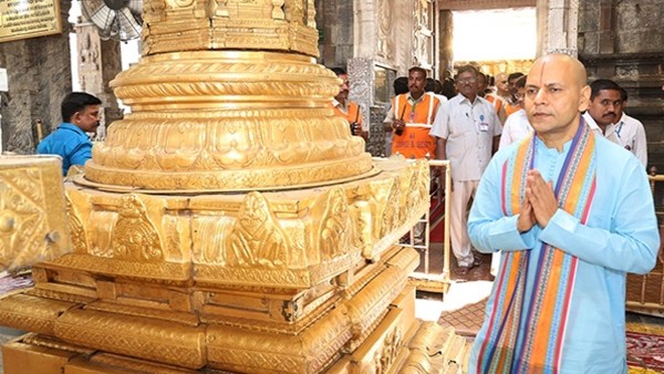 Newly appointed TTD EO reviews on the Annual Srivari Brahmotsavam