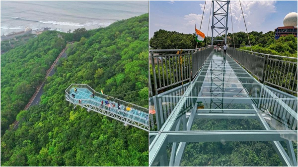Longest Glass Skywalk set to open in Kailasagiri in Vizag Longest Glass Skywalk set to open in Kailasagiri in Vizag