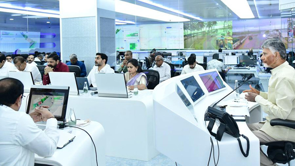CM Chandrababu Key Instructions to Officials on Montha Cyclone Effect CM Chandrababu Key Instructions to Officials on Montha Cyclone Effect