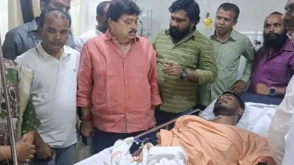 A Cow Vigilante injured in Hyderabad A Cow Vigilante injured in Hyderabad