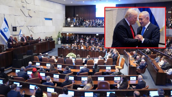Donald Trump Speech Sparks Genocide Protest Two Protesters Removed from Israeli Parliament Donald Trump Speech Sparks Genocide Protest Two Protesters Removed from Israeli Parliament