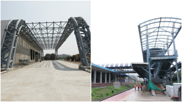 Redevelopment of Hitech City Railway Station in Hyderabad on full swing