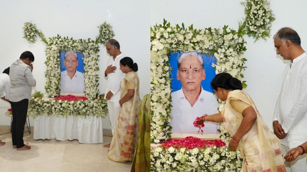 Political Twist in Telangana Kalvakuntla Kavitha Visits Harish Rao Home Political Twist in Telangana Kalvakuntla Kavitha Visits Harish Rao Home