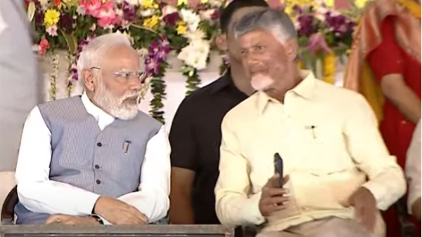 Chandrababu terms pm modi s victory is his victory claims high court bench in Rayalaseema soon Chandrababu terms pm modi s victory is his victory claims high court bench in Rayalaseema soon