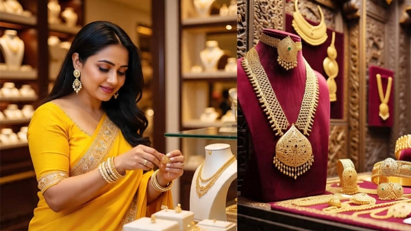 Gold which had been falling for the past few days rose slightly on Wednesday