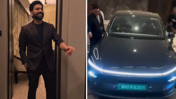 Rohit Sharma New Car Tesla Model Y The Heartwarming Story Behind Car Number 3015