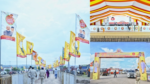 Kurnool Countdown All Set for Modi s Mega Super GST-Super Savings Rally Tomorrow Kurnool Countdown All Set for Modi s Mega Super GST-Super Savings Rally Tomorrow