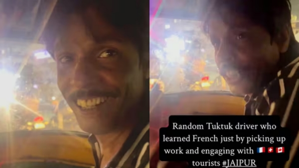 Jaipur Auto Driver Stuns with Fluent French Viral Video Shocks Social Media Jaipur Auto Driver Stuns with Fluent French Viral Video Shocks Social Media