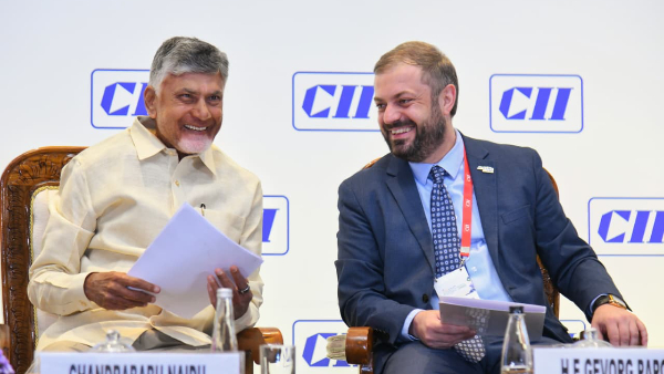 Vizag CII Summit CM Chandrababu Seeks European Investment for Andhra Pradesh Vizag CII Summit CM Chandrababu Seeks European Investment for Andhra Pradesh