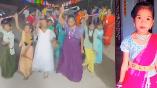 Tragedy during Brahmotsavam 11-year-old girl died Protest in front of temple