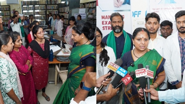 Kavitha s Adilabad Alert Demand for Instant Job Calendar Echoes from Library Halls